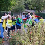 Niños de Primaria durante una de las actividades del proyecto "Conocer la Agricultura y la Ganadería"
