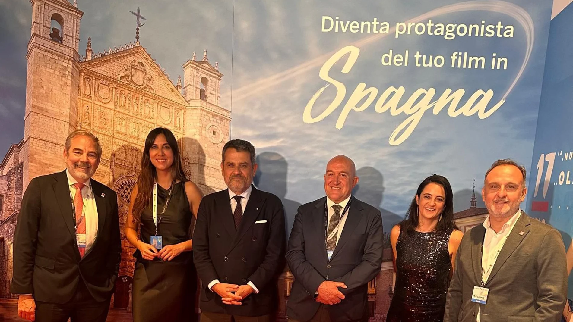 Gonzalo Ceballos, Blanca Jiménez, Miguel Fernández-Palacios Martínez, Jesús Julio Carnero, Iris Martín Peralta y Juanma Guimerans en Roma