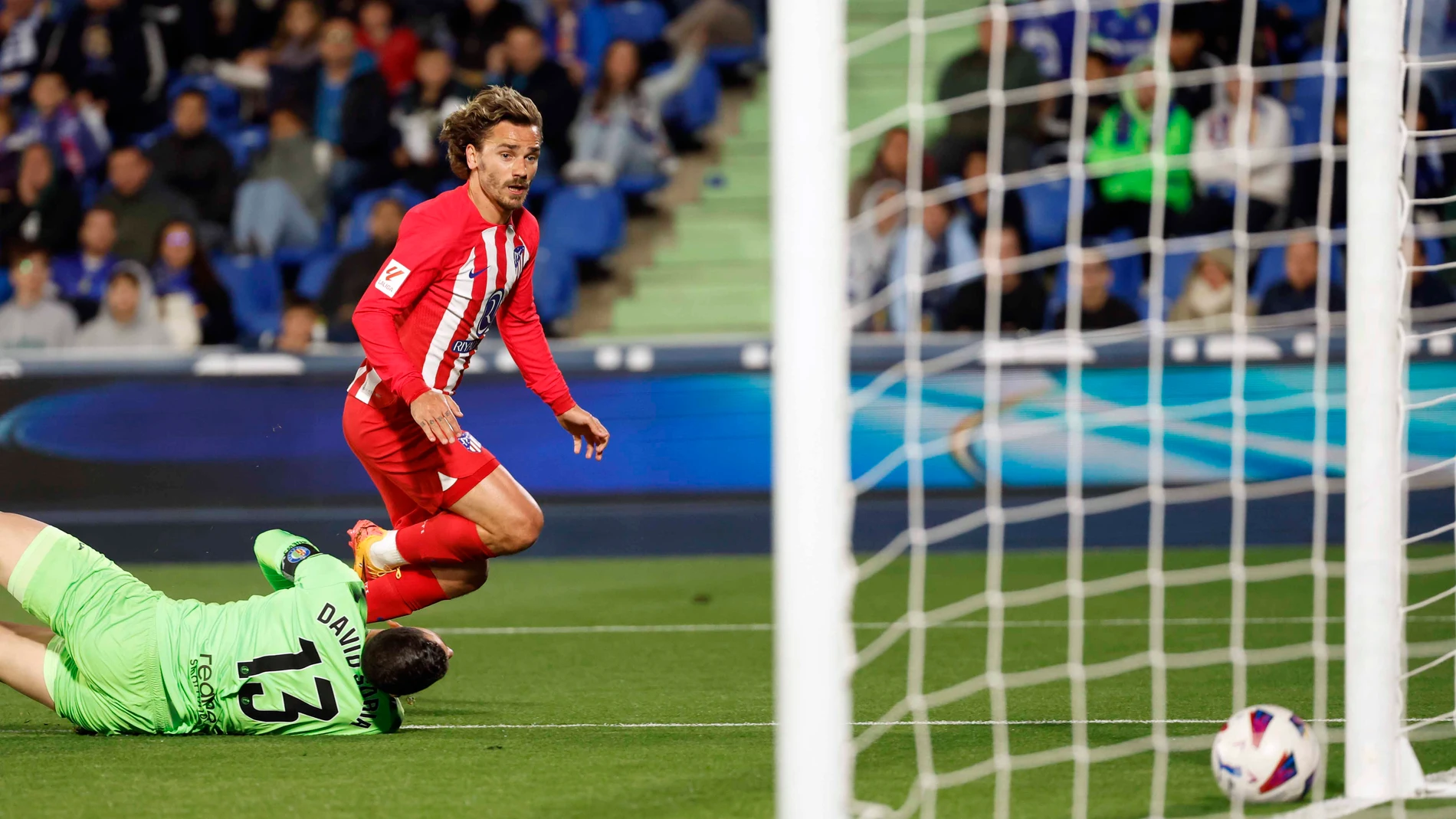 Griezmann anotando el primer gol de la noche
