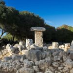 Imagen del poblado talayótico de Binissafullet