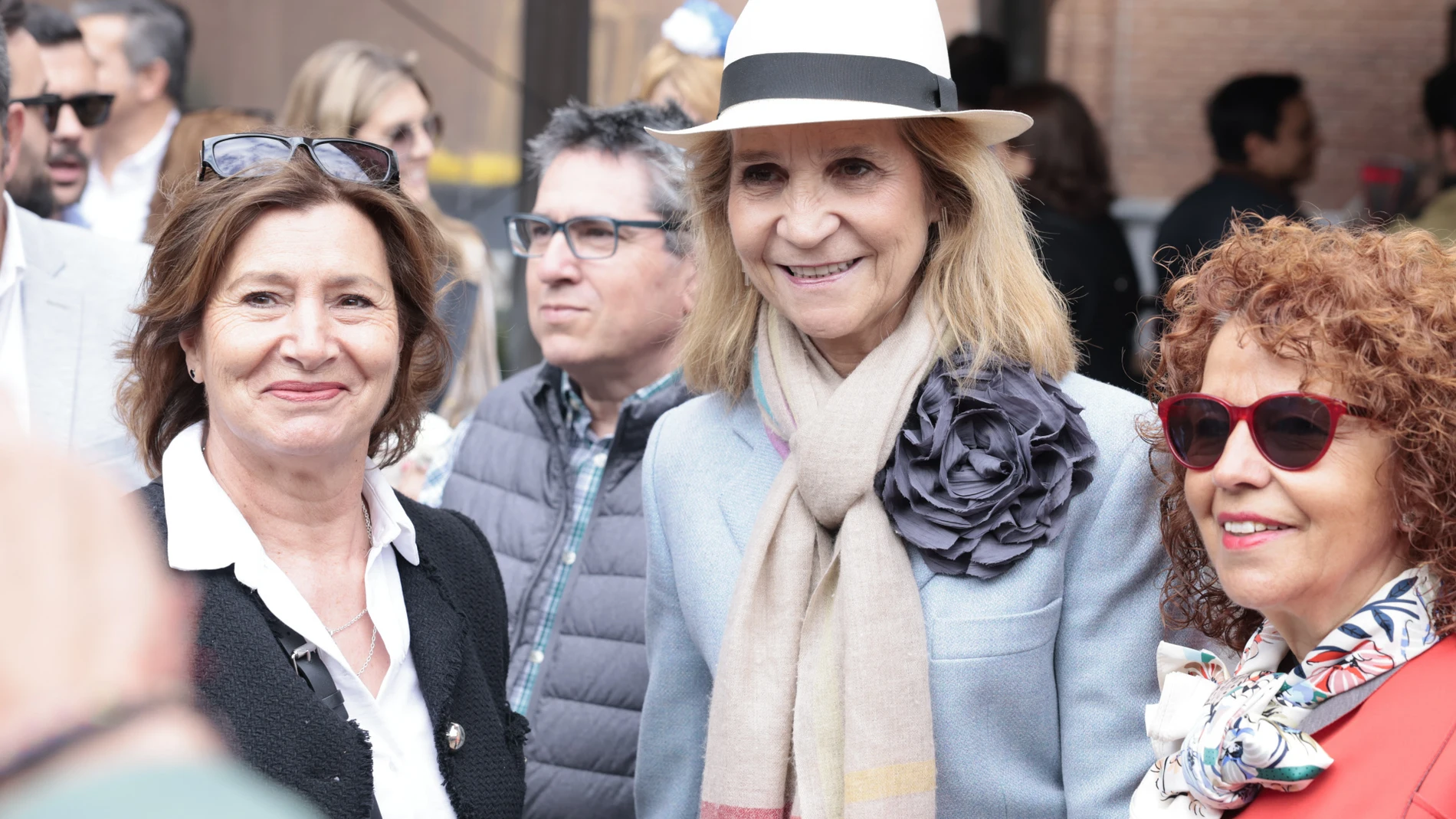La Infanta Elena en la de Feria de San Isidro.