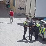 Imagen de la cámaras de seguridad