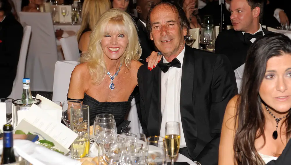 Gunilla Von Bismarck y Luis Ortiz, en una gala en 2010