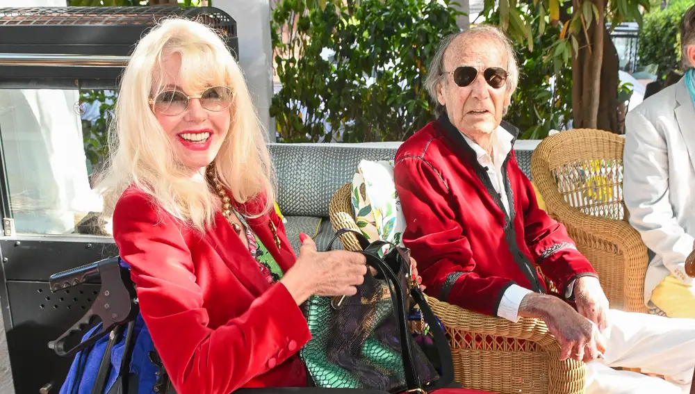 Gunilla von Bismarck y Luis Ortiz, durante un evento en Marbella