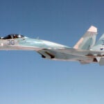 Su-27, el primer caza con el se realizó una demostración pública de la maniobra Cobra en 1989.