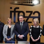 Reunión del Consejo de Alcaldes de la provincia de Zamora. Intervienen el presidente de la Diputación de Zamora, Javier Faúndez; la delegada Territorial de la Junta de Castilla y León en Zamora, Leticia García, y la presidenta del Consejo, Ainhoa Aranguren