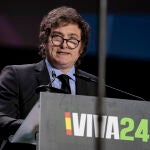 Milei asiste al acto ‘Viva 24’ organizado por VOX