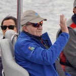El Rey Juan Carlos y la Infanta Elena salen a navegar