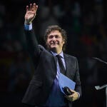 Convención política de Vox "Europa Viva 24" que se celebra en el Palacio de Vistalegre, en Madrid. Intervienen