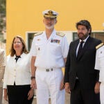 El rey Felipe visita el Centro de buceo de la Armada (CBA) en Cartagena