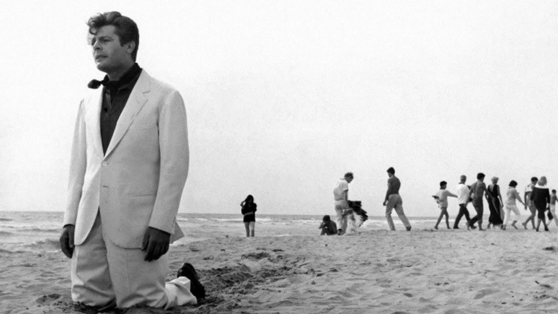 Marcello Mastroianni en "La dolce vita"