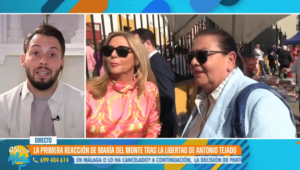 María del Monte sobre la puesta en libertad a Antonio Tejado