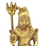 Un ejemplo de estatua de bronce del Dios hindú Shiva 