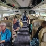 Una incidencia técnica dejó parados a los pasajeros llegando a Ourense. 