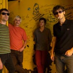 De izda. a dcha., Cristalino (Florent), Mario Fernández (Erik), Stéphanie Magnin (May) y Daniel Ibáñez (Jota) 