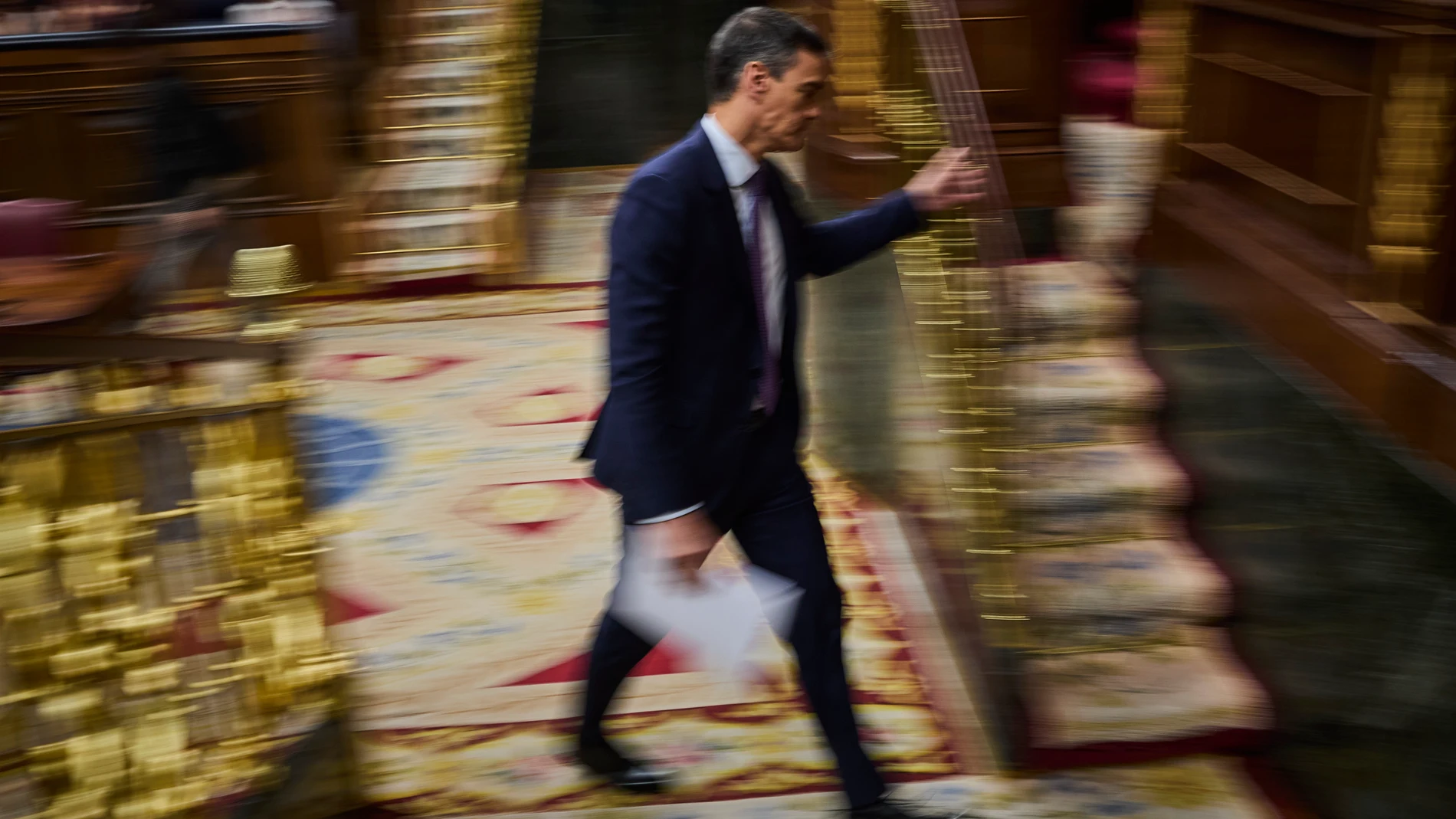 Sesión Plenaria en el Congreso de los Diputados. Comparecencia del presidente del Gobierno Pedro Sanchez. Asiste el líder de la oposición Alberto Núñez Feijóo (PP). © Alberto R. Roldán / Diario La Razón. 22 05 2024