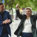 La dirección de ERC y miembros de Junts, Comuns y CUP arropan a Marta Molina antes de declarar por la causa de 'Tsunami'