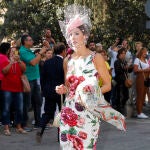 Casilda Herrero Solís en la boda de Fernando Fitz James y Sofía Palazuelo