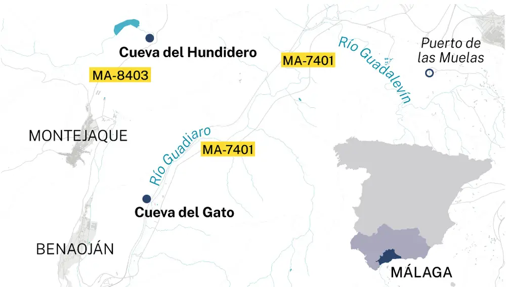 Localizador de las cuevas