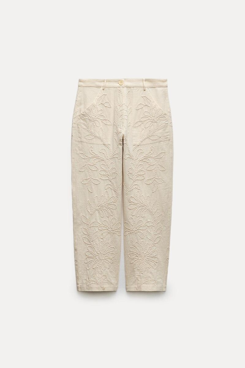 Pantalón bordados