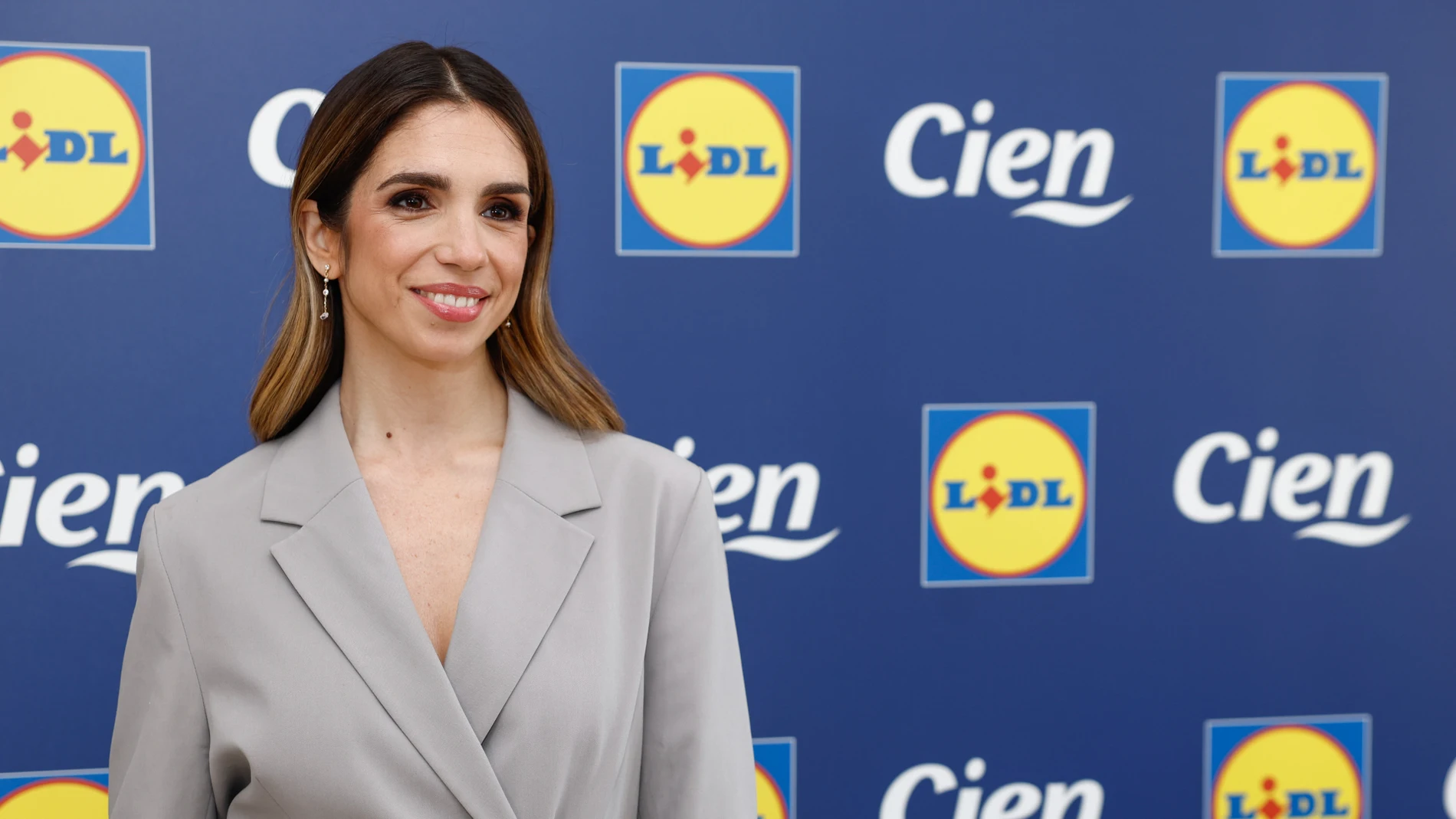 Elena Furiase en un evento de Lidl.