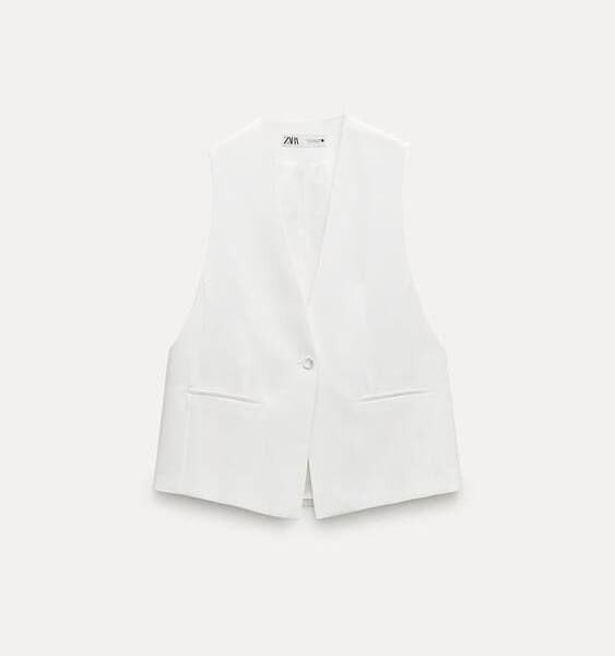 Chaleco blanco.
