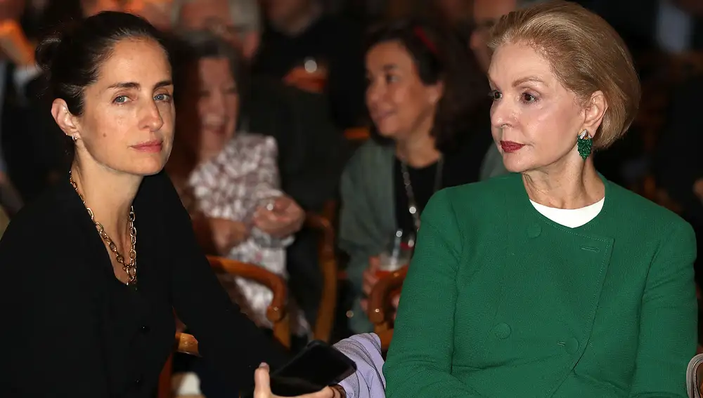 Designer Carolina Herrera and daugther Carolina Adriana Herrera during gala "Dacer" in Madrid on Thursday 24 October 2019.