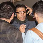 Ángel Cristo a su llegada a España