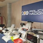 Parte del material que se ha incautado