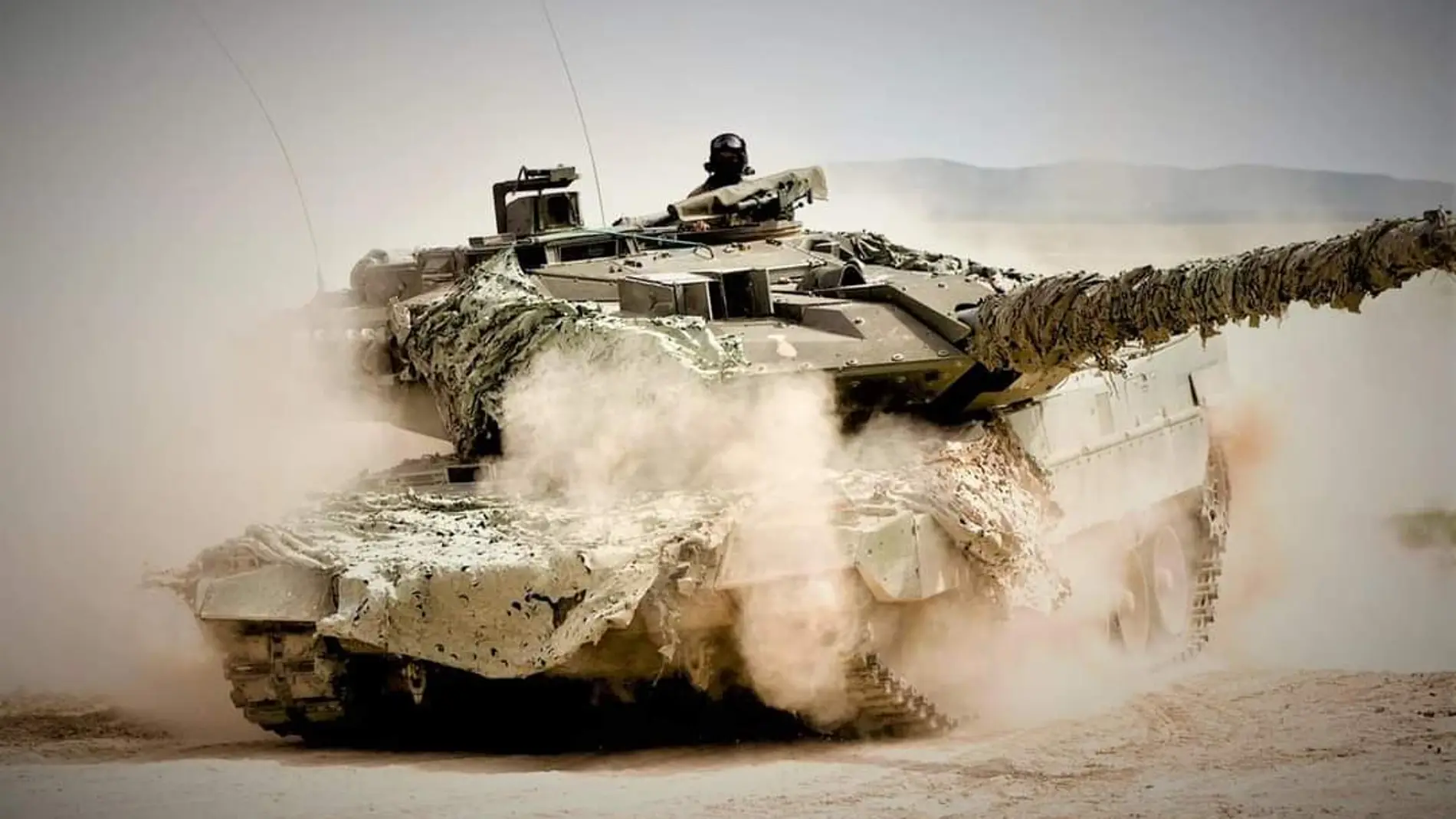 Carro Leopardo 2E español, uno de los más modernos de Europa