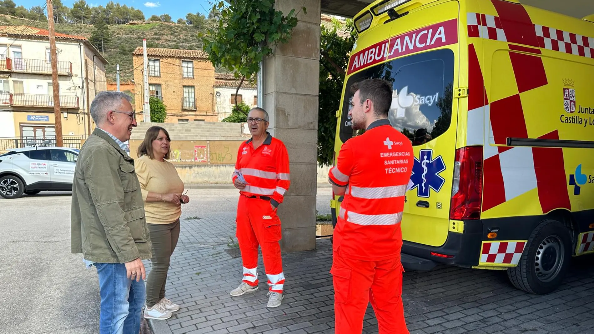 Vanessa García y Ángel Ceña visitan la provincia soriana