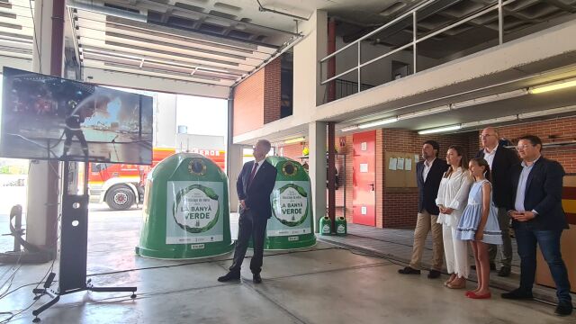 Presentación hoy de la campaña de reciclaje de vidrio para las Hogueras de este año