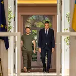 Visita de Zelenski a Pedro Sánchez en el Palacio de la Moncloa@Gonzalo Pérez Mata
