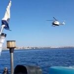 Imagen de archivo de una persecución en el mar
