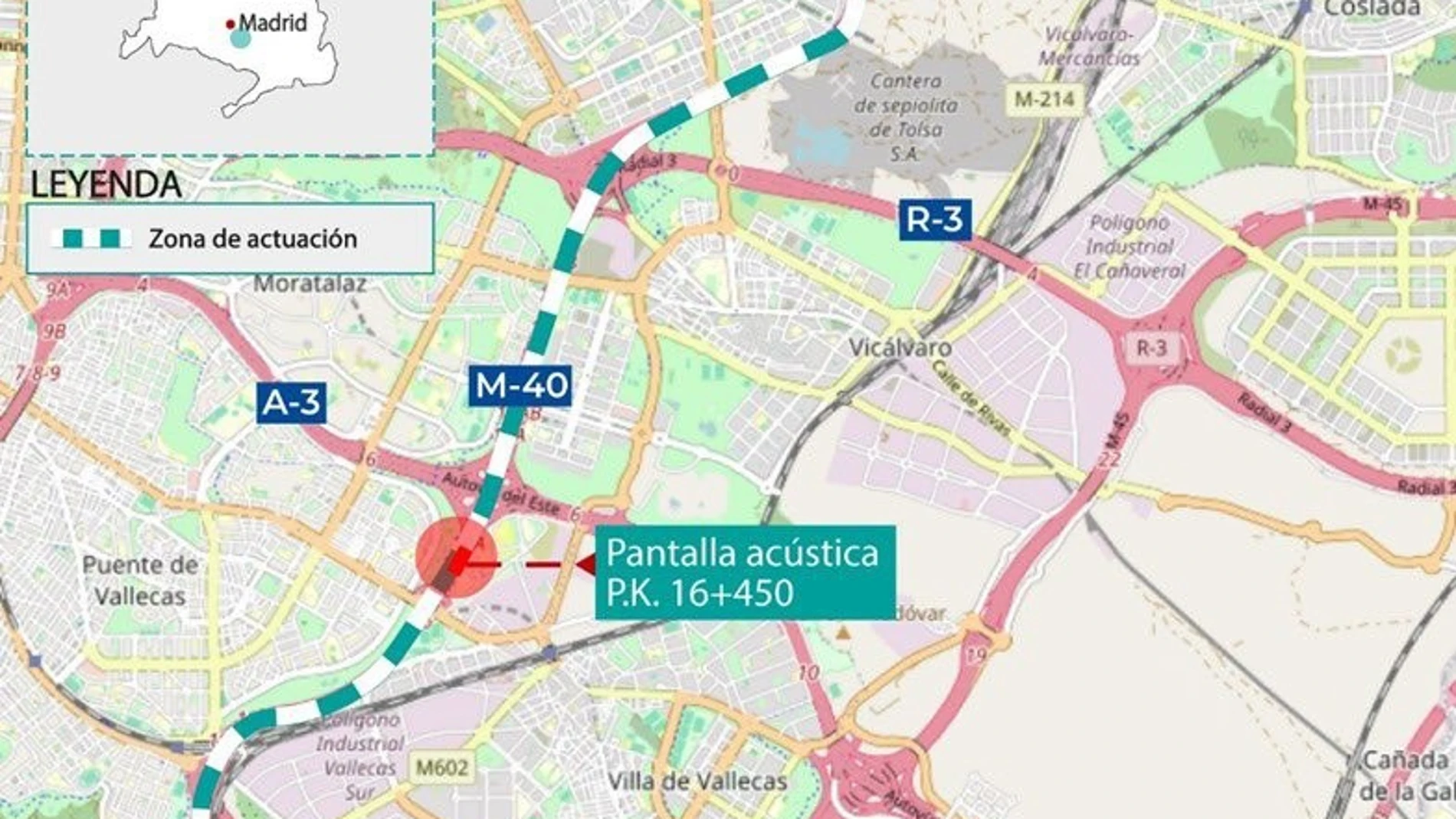 Plan de acción contra el ruido en la autovía M-40 MINISTERIO DE TRANSPORTES 27/05/2024