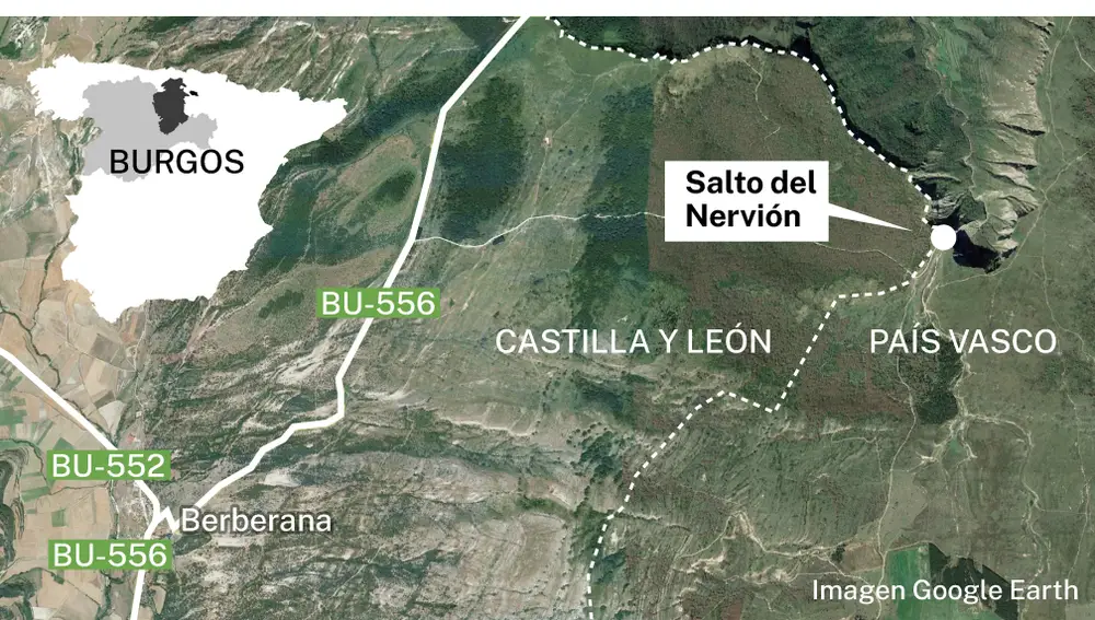 Localizador de la cascada