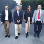 César Ossorio, Julio Berbel, Rebecca Serna e Ignacio Rodríguez Burgos