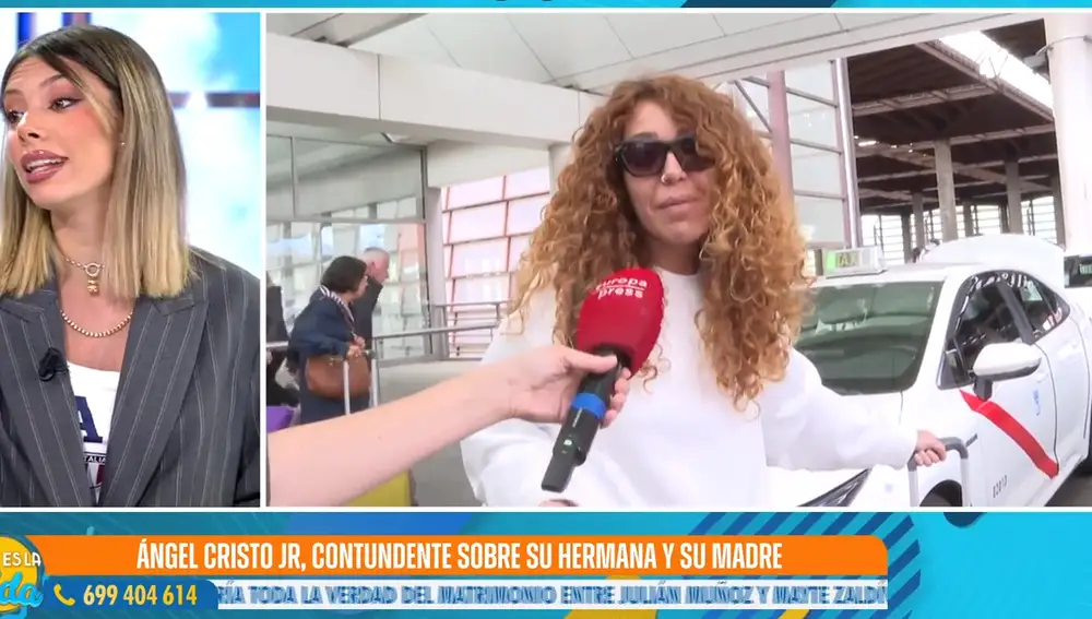 Alejandra Rubio en defensa de Sofía Cristo