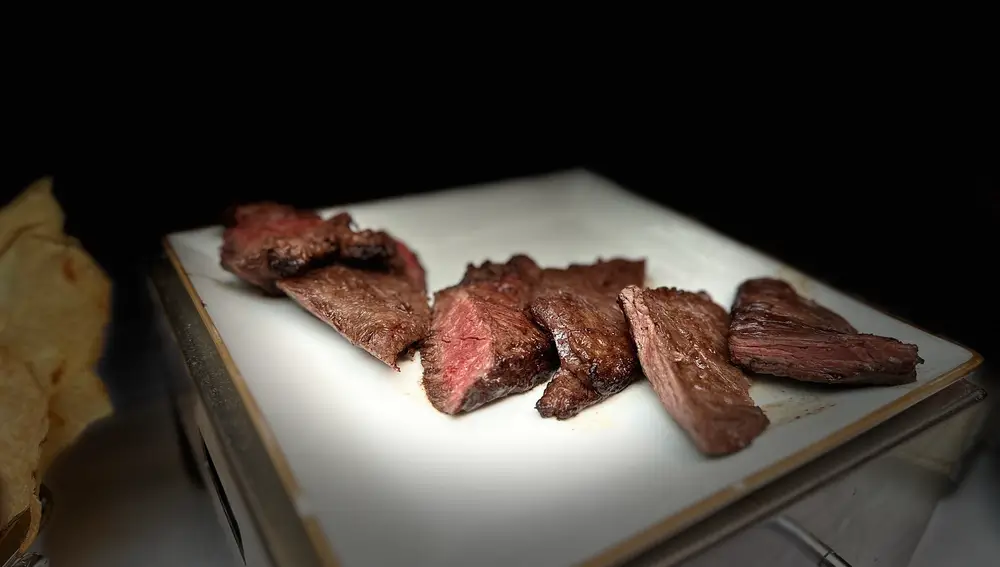 Una de las carnes "Reina" del Porteño en Roma