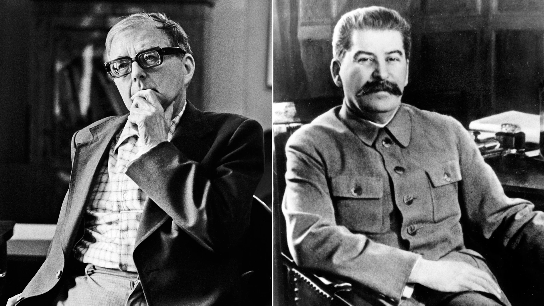 Dmitri Shostakovich y Stalin.
