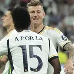 La camiseta de los jugadores tras lograr el pase a la final