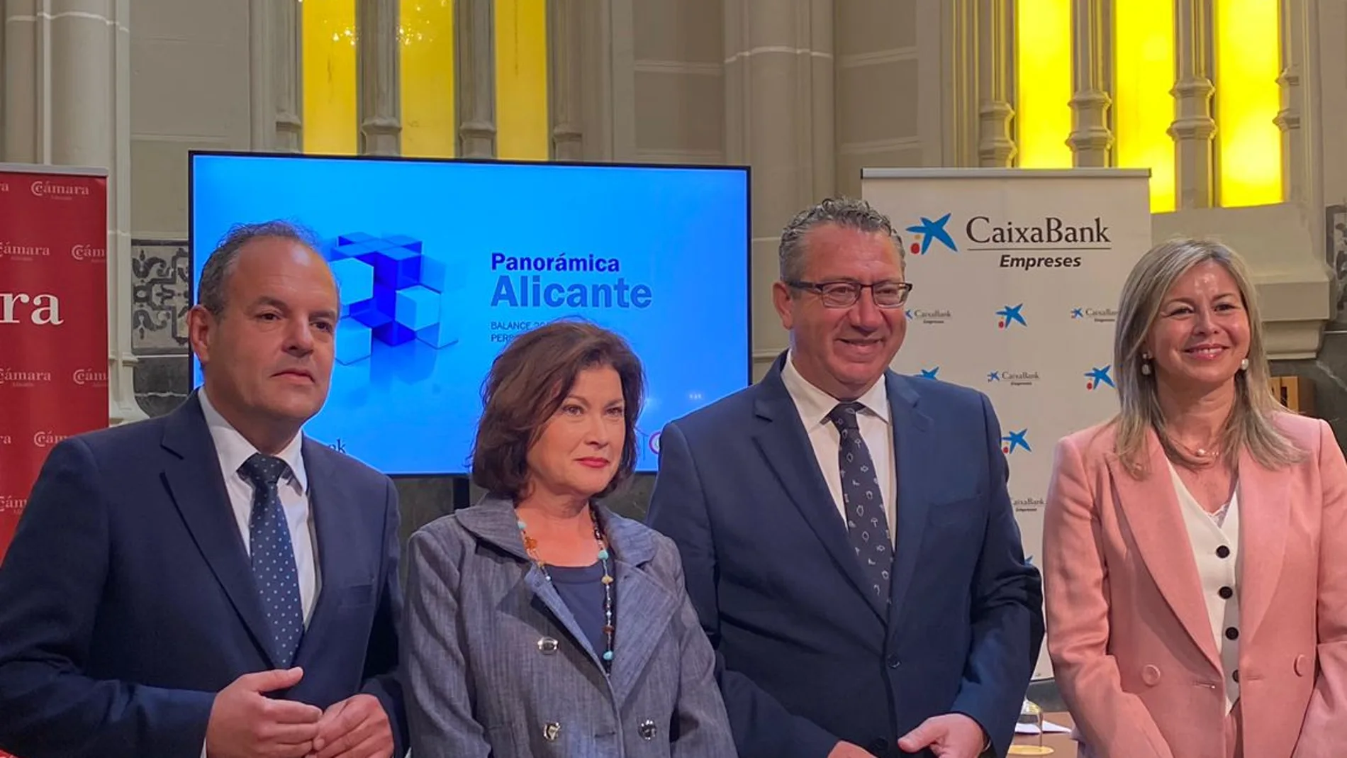 Acto de presentación hoy del informe Panorámica Alicante de la Cámara de Comercio de Alicante