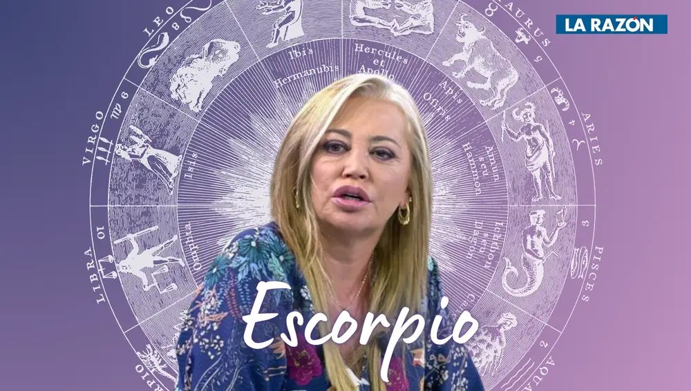 Belén Esteban, Escorpio signo del Zodíaco, horóscopo de hoy