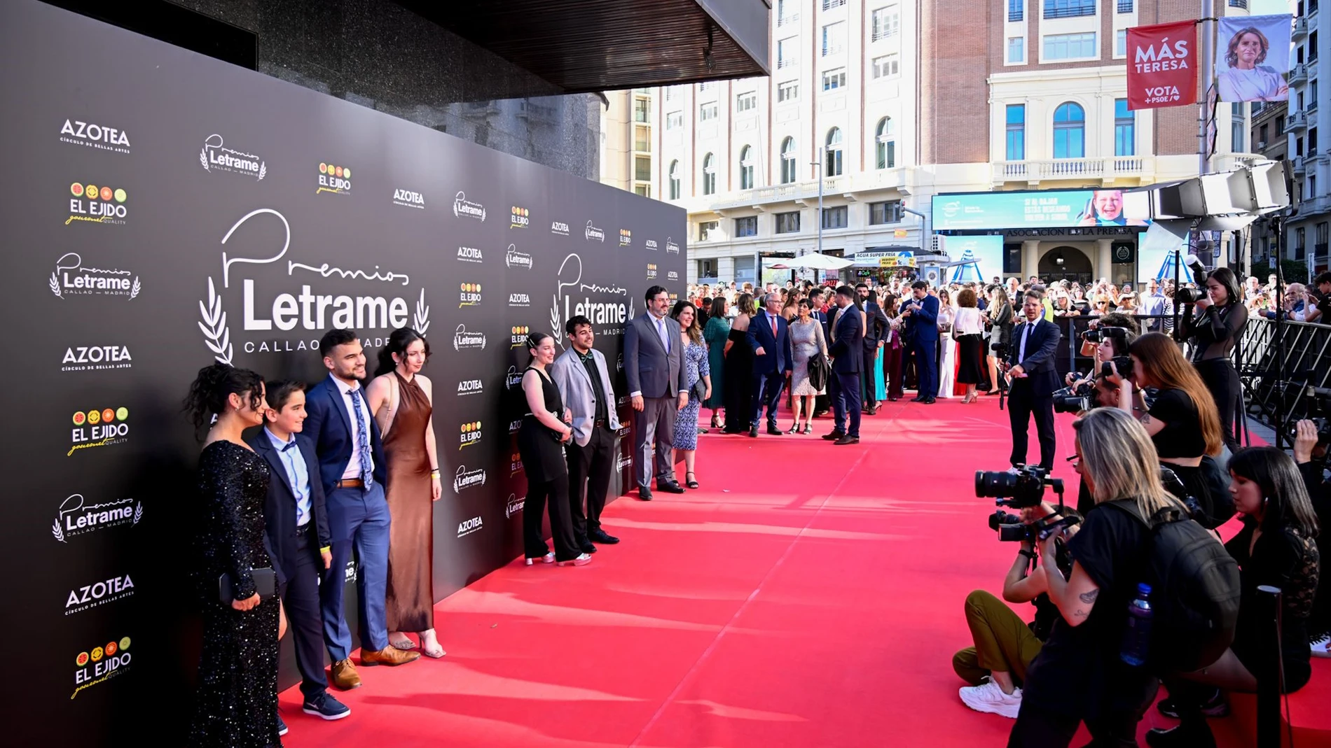 Alfombra roja de los Premios Letrame