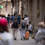 Imagen de archivo de turistas