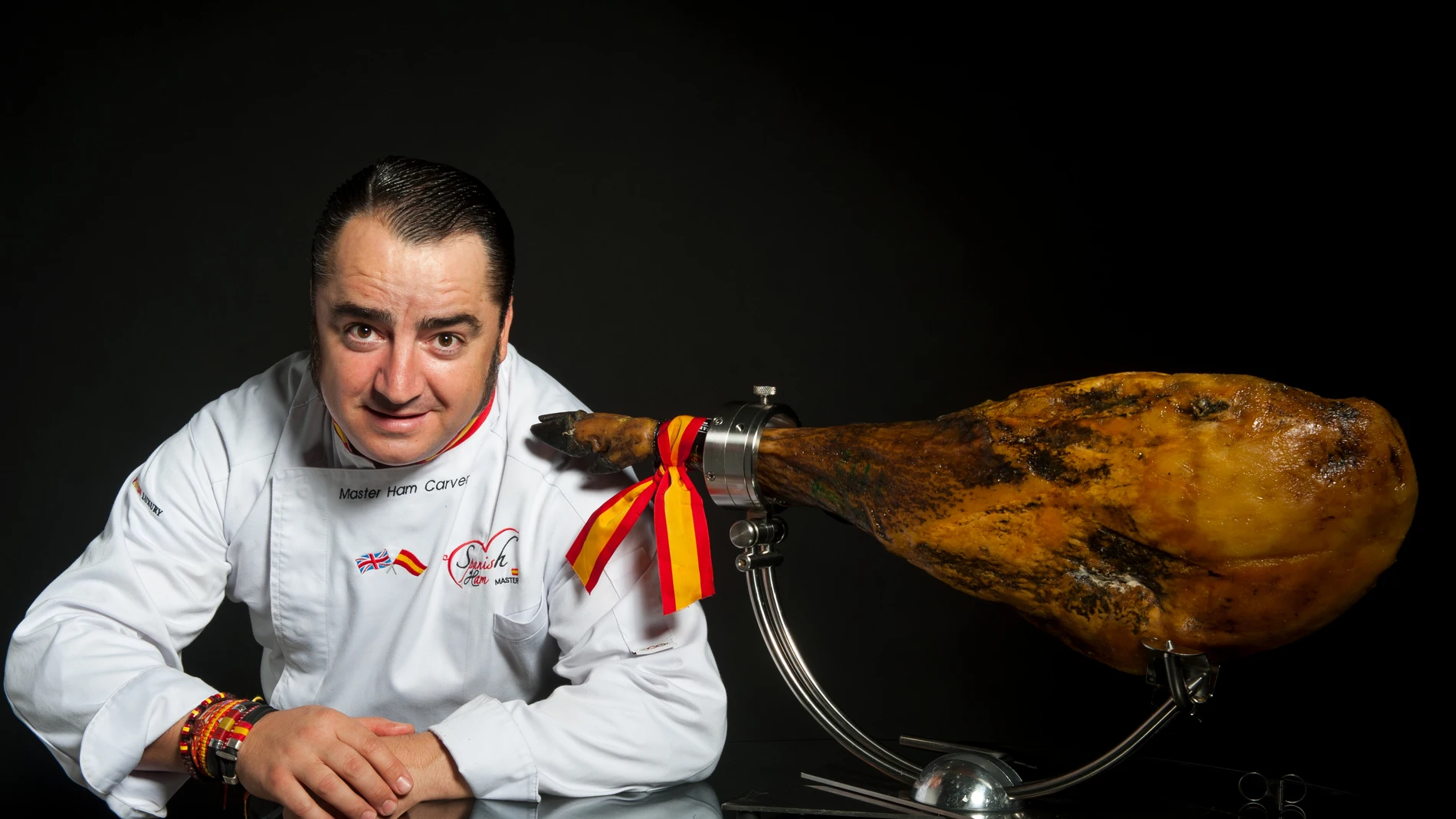 Jose Sol ha cortado cortando jamón en eventos tan importantes como el Royal Albert Hall de Londres, el Royal Ascot e, incluso, el Chelsea Flower Show.