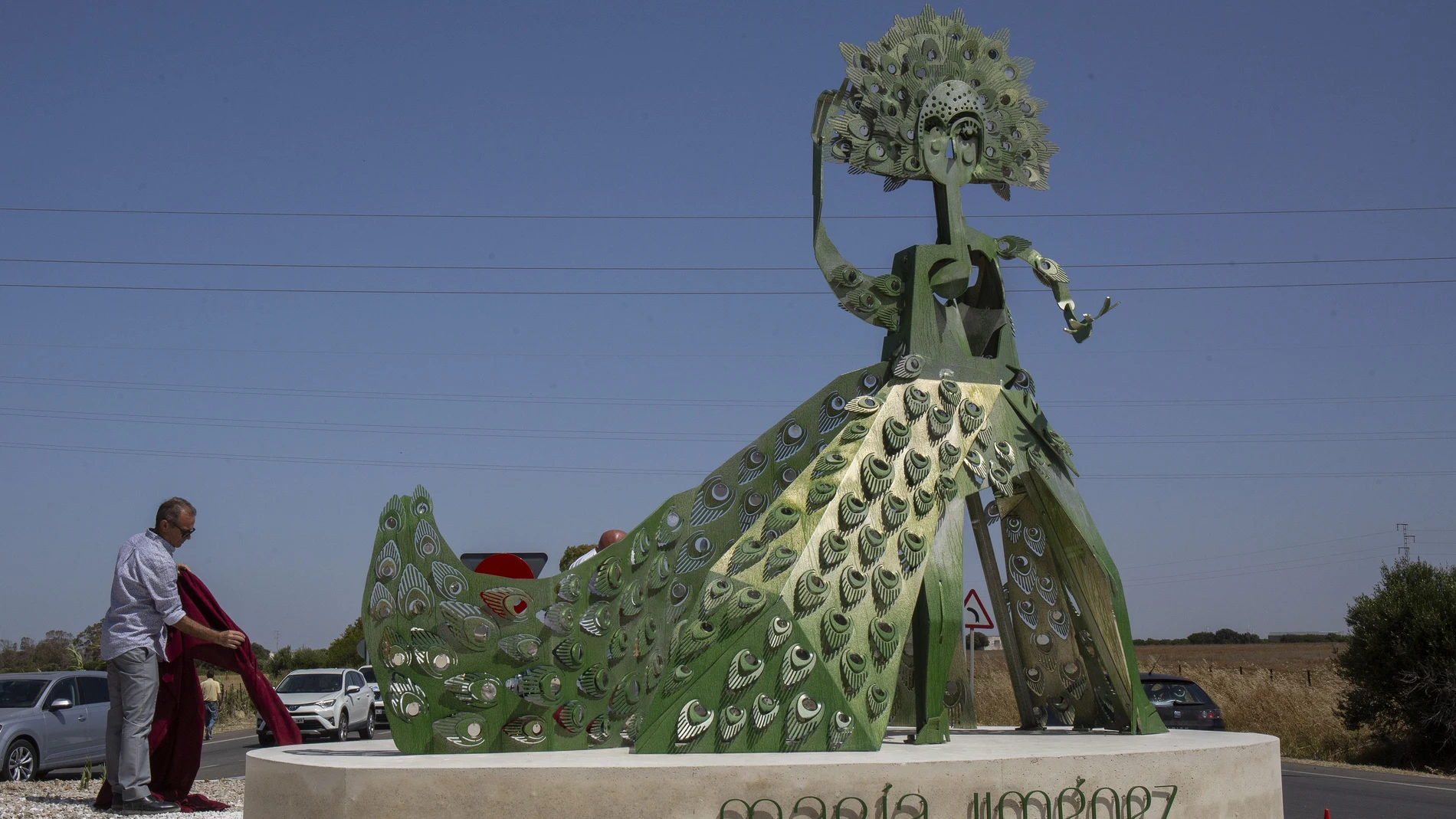 Escultura dedicada a María Jiménez