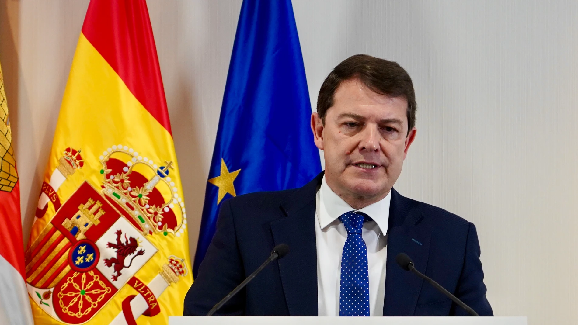 El presidente de Castilla y León, Alfonso Fernández Mañueco