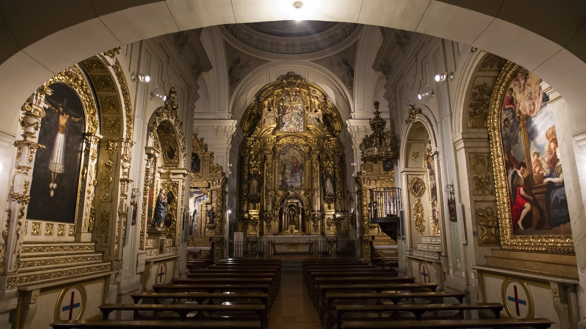 Convento de las Trinitarias Descalzas, lugar donde se supone que se encuentran también los restos óseos de Miguel de Cervantes.