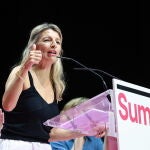 Mitin de Yolanda Díaz en Sevilla por las elecciones europeas del 9 de junio